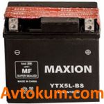 Акумулятор Maxion AGM moto 6СТ-4АcE YTX 5L-BS