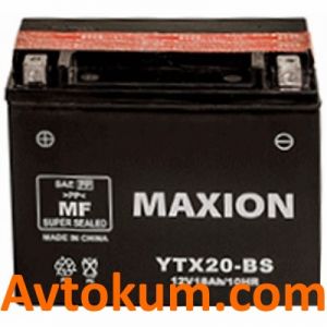 Купити акумулятор Maxion AGM moto 6СТ-18Аc Київ, Україна