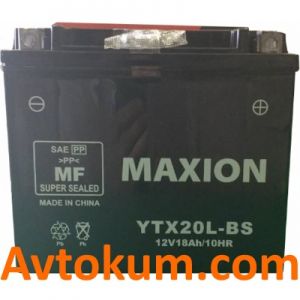 Купити акумулятор Maxion AGM moto 6СТ-18АcE Київ, Україна
