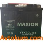 Акумулятор Maxion AGM moto 6СТ-18АcE YTX 20L-BS