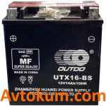 Акумулятор Outdo moto AGM 6СТ-14Аc YTX16-BS