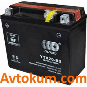 Купити акумулятор Outdo moto AGM 6СТ-18Аc Київ, Україна