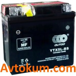 Купити акумулятор Outdo moto AGM 6СТ-4Аc Київ, Україна