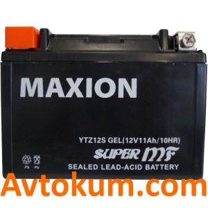 Купити акумулятор Maxion GEL moto 6СТ-11Аc Київ, Україна