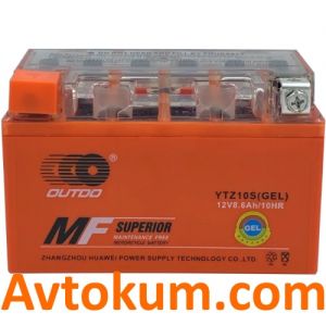 Купити акумулятор Outdo GEL moto 6СТ-8,6Аc Київ, Україна