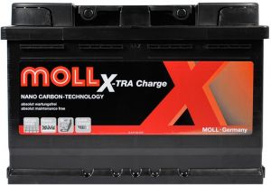 Купити авто акумулятор Moll X-Tra 6СТ-74 R+ Євро Київ, Україна