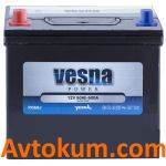 Акумулятор Vesna Power azia 6CT-60 L+