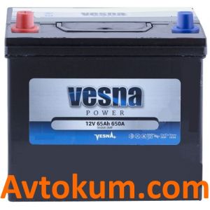 Купити авто акумулятор Vesna Power asia 6CT-65 L+ Київ, Україна