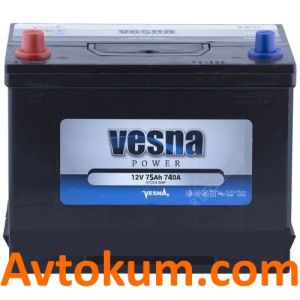 Купити авто акумулятор Vesna Power asia 6CT-75 L+ Київ, Україна