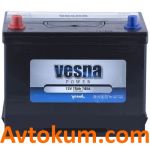 Акумулятор Vesna Power azia 6CT-75 L+
