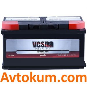 Купити авто акумулятор Vesna Premium 6CT-100 R+ Київ, Україна